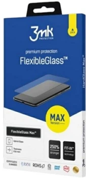 Szkło hartowane 3MK FlexibleGlass Max do Samsung Galaxy S21 FE 5G czarne (5903108497688)