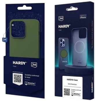 Панель 3MK Hardy Case z MagSafe для Apple iPhone 15 Plus Альпійська зелень (5903108527347)