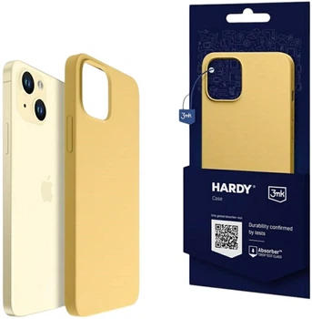 Панель 3MK Hardy Case z MagSafe для Apple iPhone 15 Plus Жовтий (5903108527323)