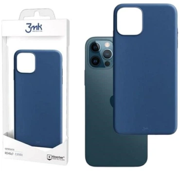 Панель 3MK Matt Case для Apple iPhone 12/12 Pro Чорниця (5903108313322)