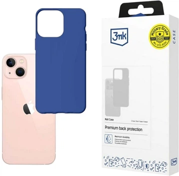 Панель 3MK Matt Case для Apple iPhone 14 Чорниця (5903108476454)