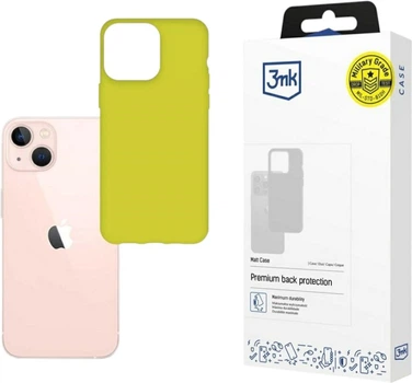 Панель 3MK Matt Case для Apple iPhone 14 Лайм (5903108476461)