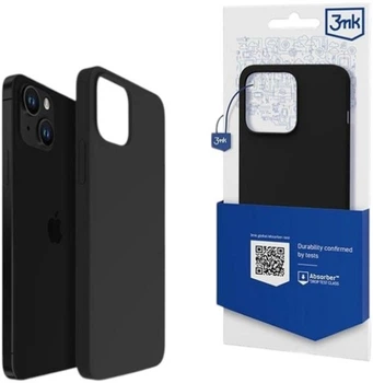 Панель 3MK Silicone Case для Apple iPhone 13 Чорний (5903108499057)