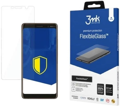 Захисне скло 3MK FlexibleGlass для Nokia 7 Plus (5903108020633)