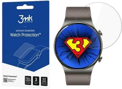 Zestaw szkieł ochronnych 3MK FlexibleGlass do Huawei GT 2 Pro Watch 3 szt (5903108391672)