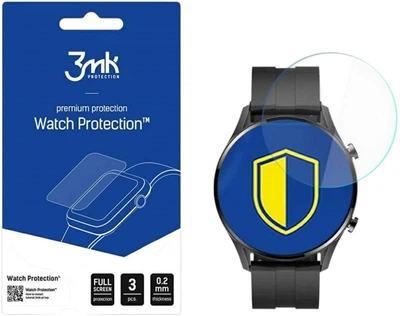 Zestaw szkieł ochronnych 3MK FlexibleGlass do Imilab W12 Watch 3 szt (5903108535984)