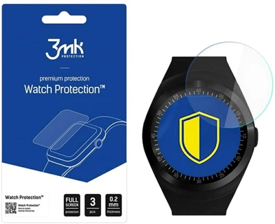 Набір захисного скла 3MK FlexibleGlass Watch Media-Tech Round для GSM MT855 3 шт (5903108536134)