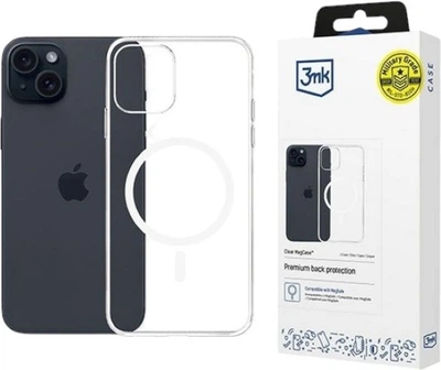Etui 3MK Clear MagCase do Apple iPhone 15 Transparent (5903108587044)