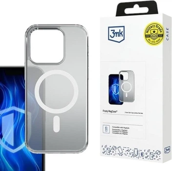 Etui 3MK Frosty MagCase do Apple iPhone 15 Pro White (5903108596718)