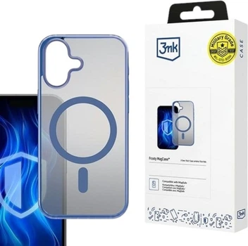 Панель 3MK Frosty MagCase для Apple iPhone 16 Plus Blue (5903108596398)