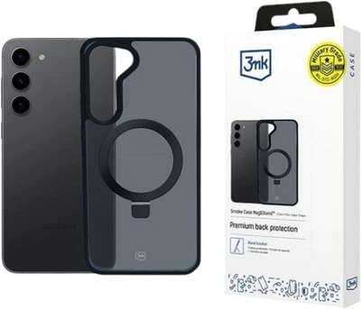 Панель 3mk Smoke Case Mag&Stand для Samsung Galaxy S24 Black (5903108597265)
