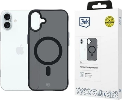 Панель 3mk Smoke MagCase для Apple iPhone 16 Plus Black (5903108586665)