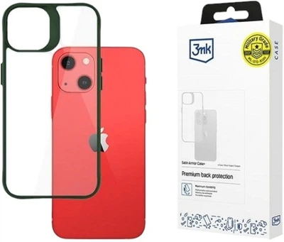 Etui plecki 3MK Satin Armor Case+ do Apple iPhone 13 Green (5903108592550)