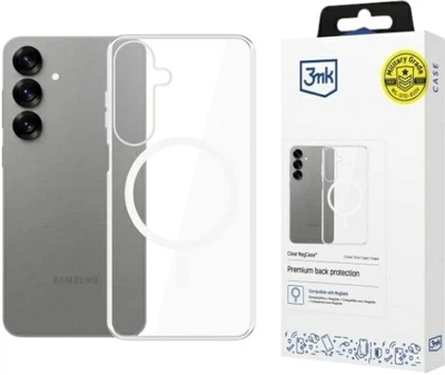 Etui 3MK Sam MagCase do Samsung Galaxy S25 Plus Transparent (5903108611640)