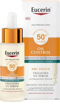Сонцезахисна ультралегка сироватка для обличчя Eucerin Oil Control з матуючим ефектом з SPF 50+ 30 мл (4005800374739)