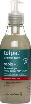 Гель для вмивання Tolpa Dermo Face Sebio+ Wash Gel З AHA та LHA-кислотами 195 мл (5903900962476)