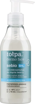 Гель-мікроемульсія для вмивання Tolpa Dermo Face Sebio BHL  195 мл (5903900965361)