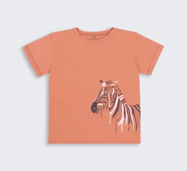 Подростковая футболка для мальчика Бемби FB979-H00 140 см Коричневая (24979311045.H00)