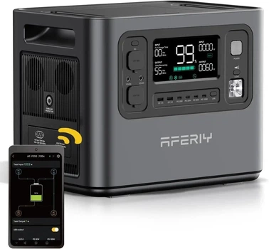 Зарядна станція Aferiy AF-P210 2400W 2048Wh LiFePO4 UPS, ДБЖ, Wi-fi