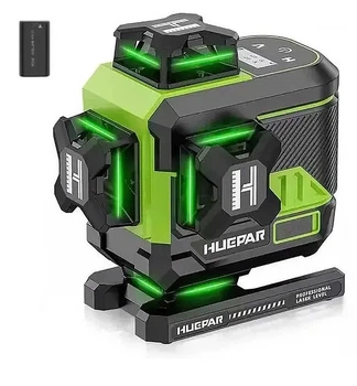 Лазерный уровень нивелир Huepar Z04CG 4D 16 линий с Bluetooth и LCD дисплей (1 аккумулятор)