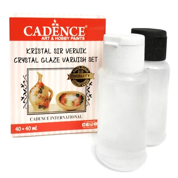 Эпоксидная смола Cadence, прозрачная, двухкомпонентная Cristal Glase Set, 40+40мл (CA229)