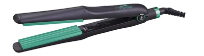 Гофре Monte MT-5158 Turquoise 40 Вт, 200°C, керамические пластины 120×25 мм, вращающийся шнур, блокировка пластин