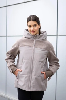 Демісезонна куртка Mila Nova К-379 52 капучино