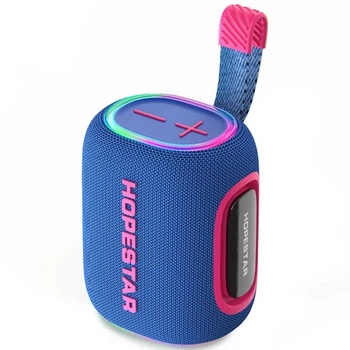 Колонка Bluetooth HOPESTAR H57 mini BT5.4, 15W, TWS, AUX/TF/USB, 6h портативний бездротовий динамік Синій
