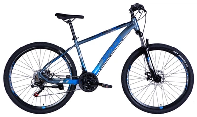 Велосипед AL 27.5" SPACE MERCURY DD FR рама-17" сіро-синій 2026 (OPS-SP-27.5-078)
