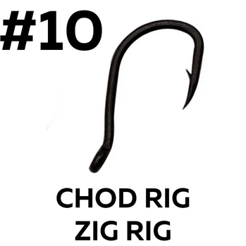 Гачки коропові Chod Rig, Zig Rig #10, 10 шт