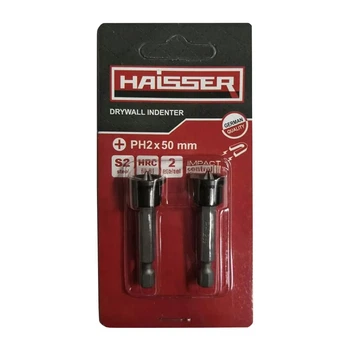 Бита Haisser 2712514 PH2 по гипсокартону 50 мм 2 шт
