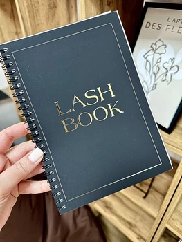 Планер для лешмейкера A5 Lash Book - журнал клиентов для наращивания ресниц 100 страниц
