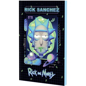 Блокнот Kite Rick and Morty RM23-193-1, термобіндер, А5, 64 аркуші, нелінований