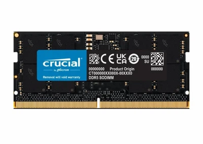 Оперативная память для ноутбука Crucial DDR5 32GB 5200MHz SO-DIMM PC5-5200 (CT32G52C42S5.M16G1)