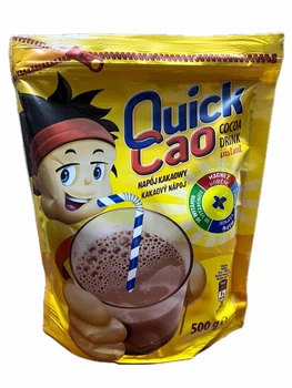 Какао растворимый напиток Quick Cao с сахаром и витаминами 500 г