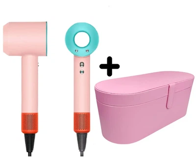 Фен Super Hair Dryer макарон 1 насадка: быстрая сушка + кейс