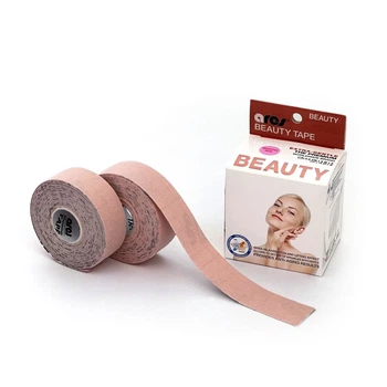 Кінезіо тейп для обличчя Ares Beauty Gentle Half 2,5см х 5м - 2шт