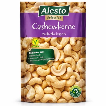 Горіхи Кешю Сирі Алесто Alesto Cashew Nuts natural 200 г