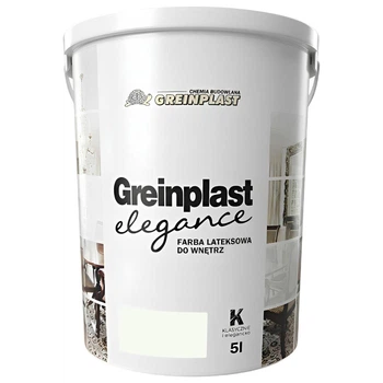 Латексна фарба Greinplast Elegance FWK11 мереживна біла 5 л