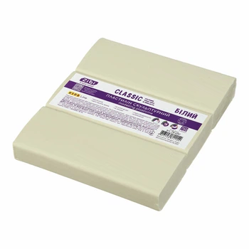 Пластилін скульптурний ZiBi Classic 750 г білий (ZB.6287)