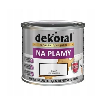 Грунтувальна фарба Dekoral Renostyl na Plamy, біла, 0,4л