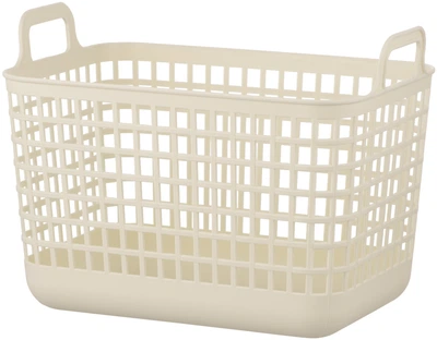Кошик для зберігання Ardesto пластик PP 12.5 л 33х22.5х25.2 см Бежевий (ARHC2512BG)