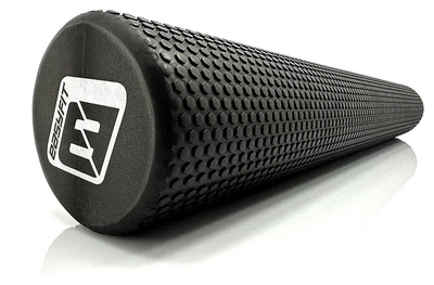 Масажний ролик EasyFit Foam Roller 90 см Чорний (Чорний)