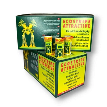 Клейкая лента от мух Ecostripe 100 штук мухоловка