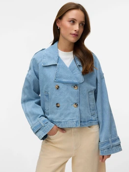Куртка джинсова жіноча Vero Moda 10345736 M Light Blue (5715833273419)