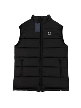Жилетка Fred Perry чоловіча демісезонна безрукавка, чорна, розмір XXL
