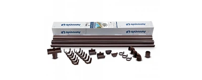 Комплект водостока RAINWAY 90мм L=6m Коричневый (090.002.RW.L6.2)