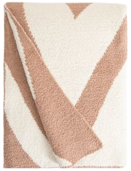 Плед Homla Kobe з бежевим візерунком 130 x 170 см (5906496770036)