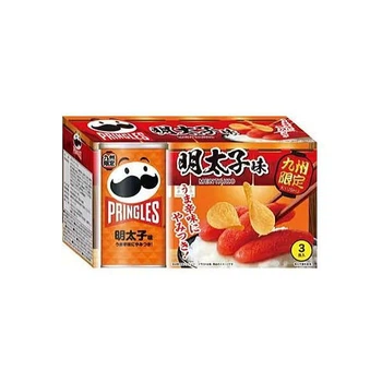Упаковка чипсов Pringles Mentaiko Kyushu Limited Ментайко 3шт x 53г