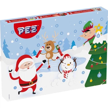 Адвент Календарь PEZ с игрушками и конфетами 202г